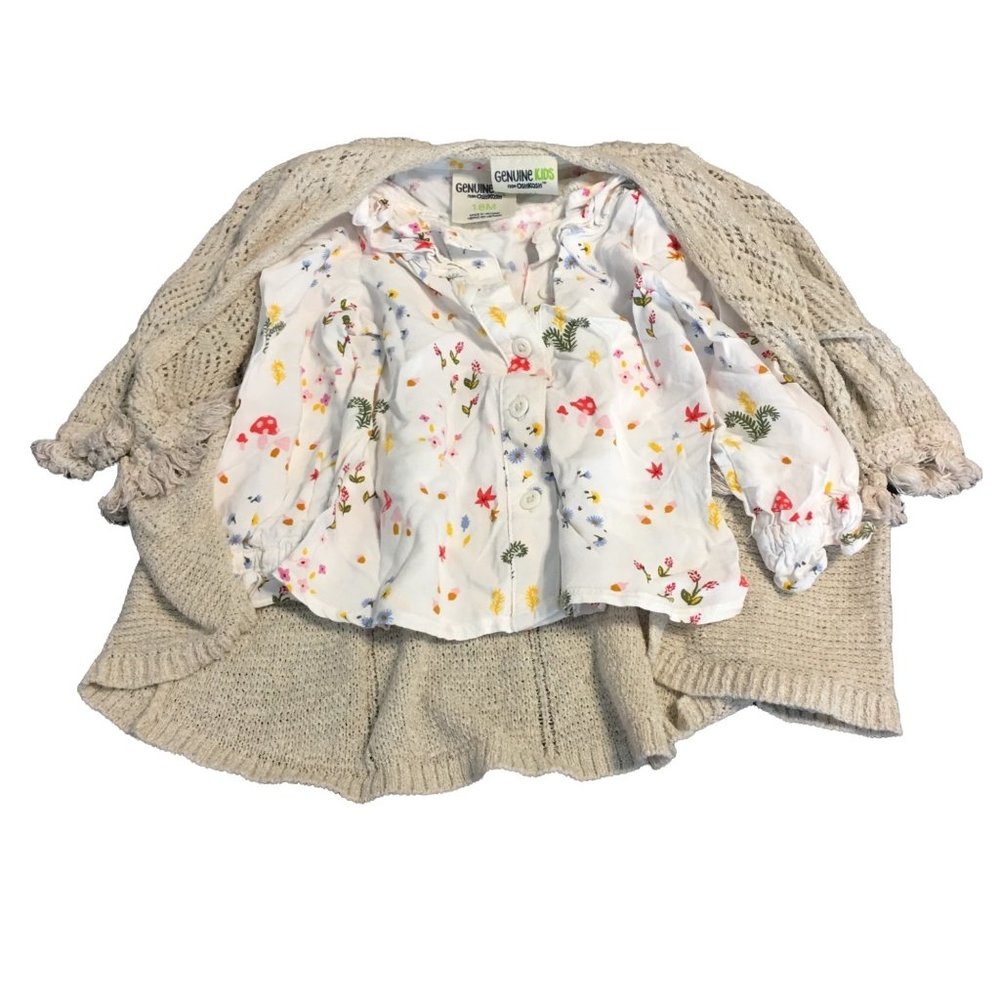 25 PC LOT OF 18 MONTH GIRLS CLOTHES: OSH KOSH, BABY GAP, TOMMY BAHAMA & MORE - Picture 10 of 16